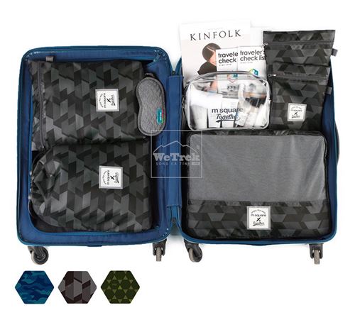 Set 6 túi đựng đồ du lịch Msquare 0641 Xanh camo - 9445