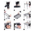 Bàn gấp dã ngoại mặt nhôm Trackman TM 6509 - 9416