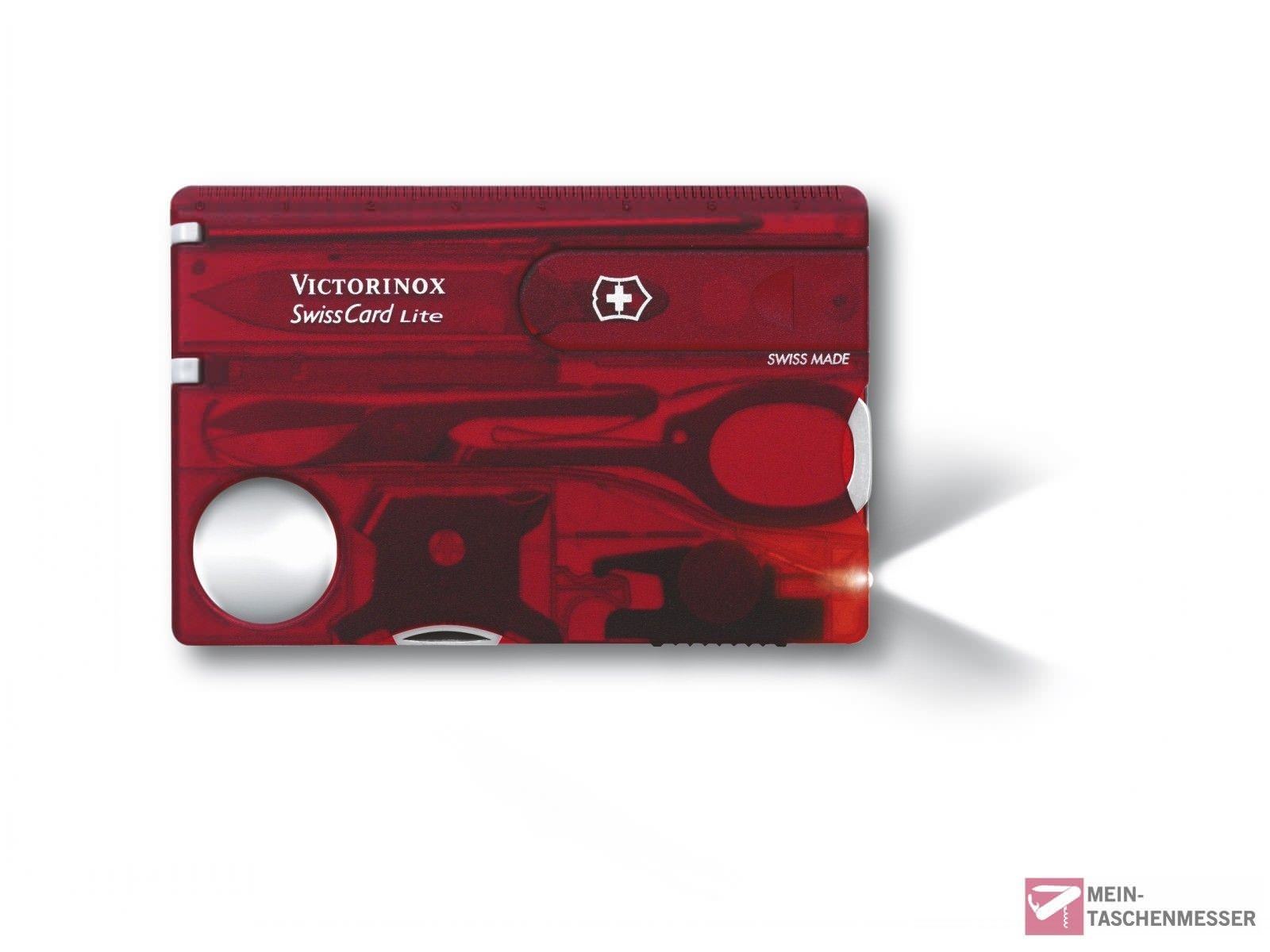 Thẻ đa năng VICTORINOX SWISSCARD LITE RUBY 0.7300.T
