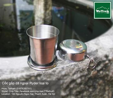 Cốc gấp dã ngoại 4 nấc Ryder Stainless Steel Collapsible Cup M1029 - 2097