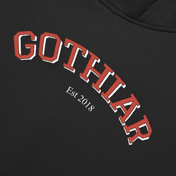 Áo hoodie Gothiar Comfort Warm Up Red Logo