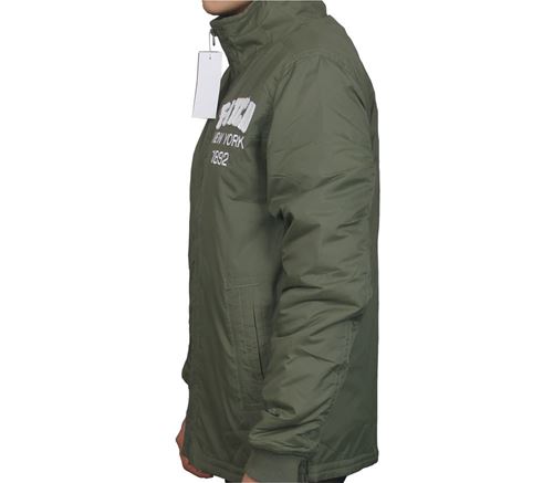 Áo khoác gió 2 lớp ABERCROMBIE & FITCH 1892 - Rêu 3548