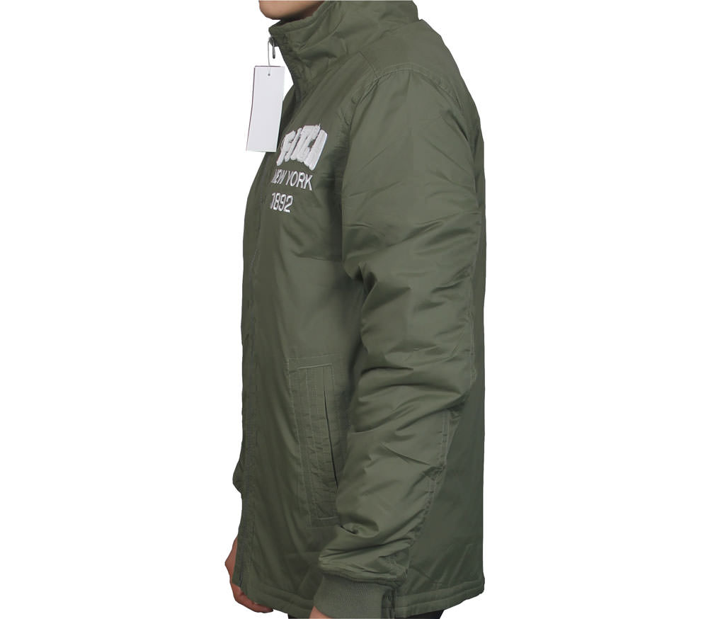 Áo khoác gió 2 lớp ABERCROMBIE & FITCH 1892 - Rêu 3548