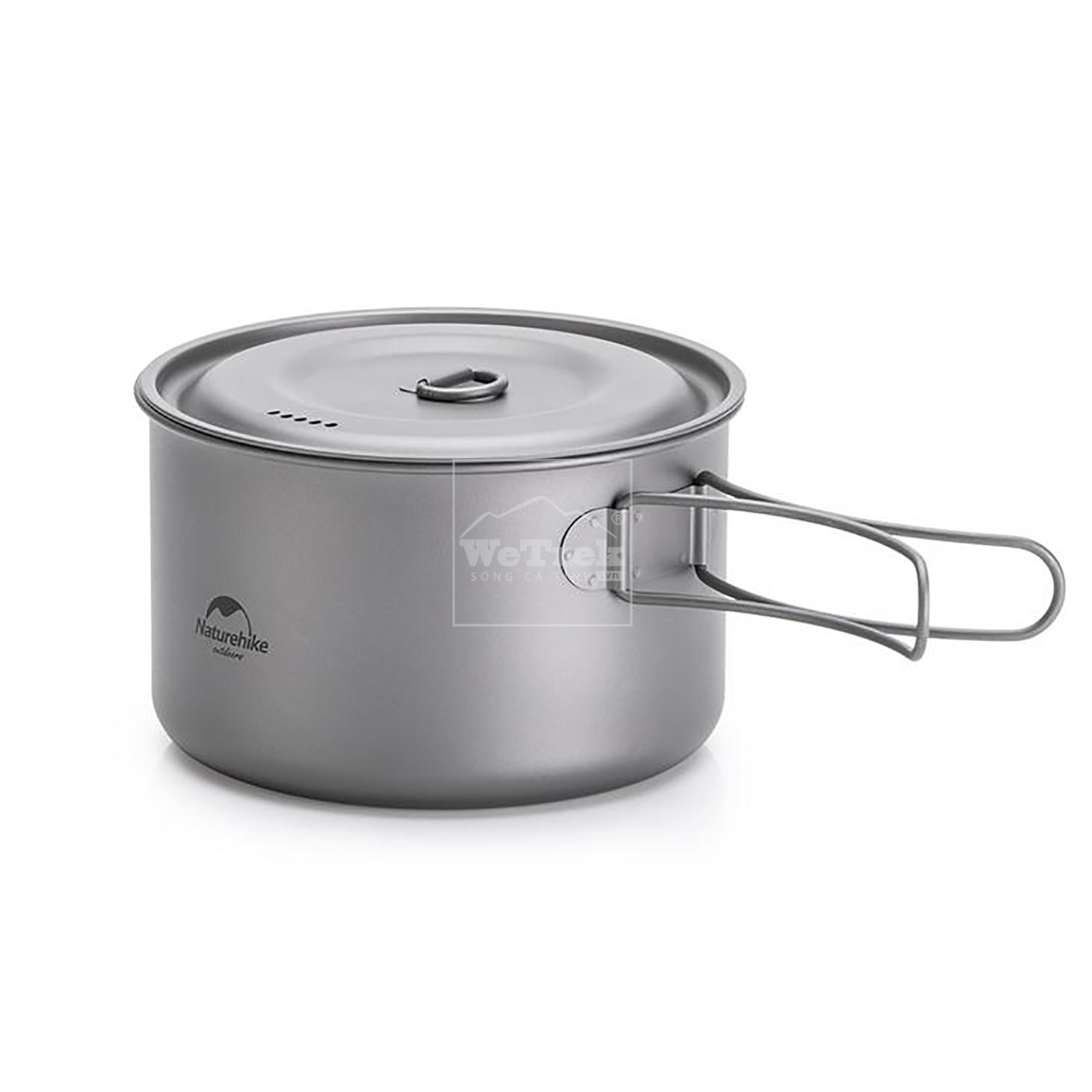 Nồi dã ngoại titanium 1300ml Naturehike Camping Pot NH18T101-B - 9662