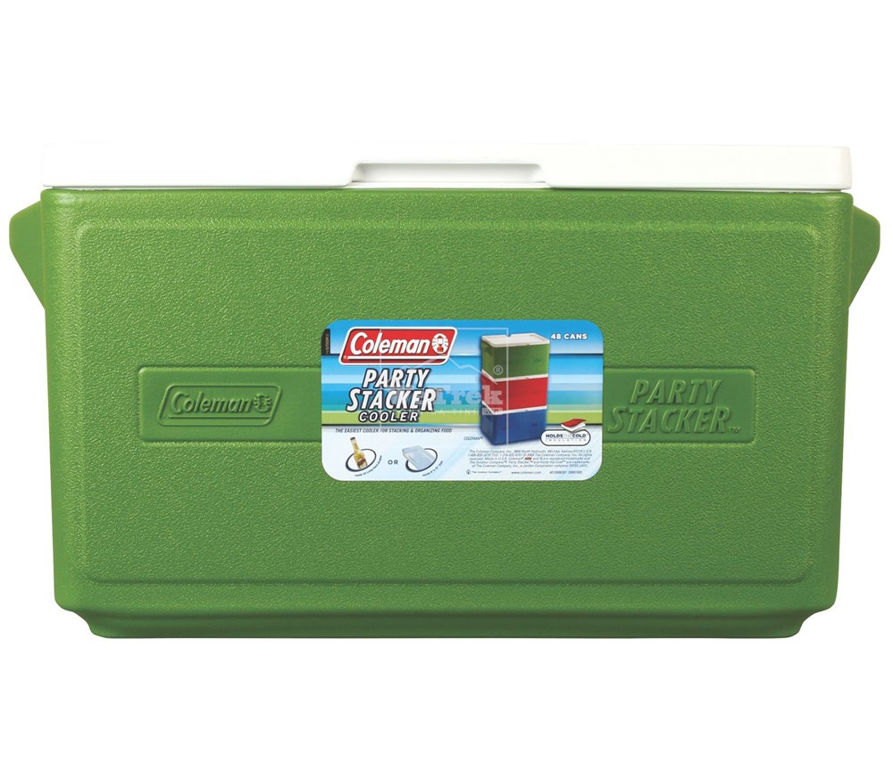 Thùng đá giữ nhiệt Coleman 48 lon Party Stacker 3000000482 Xanh lá - 3595