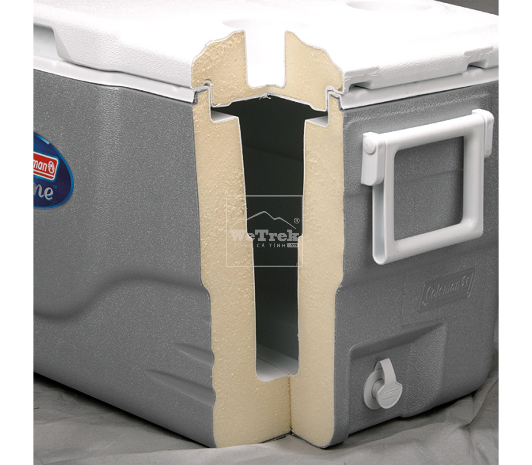 Thùng Đá 55L Coleman Xtreme 6 3000001148 Xám