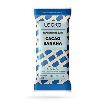 Thanh năng lượng vị cacao chuối Lecka Cacao Banana