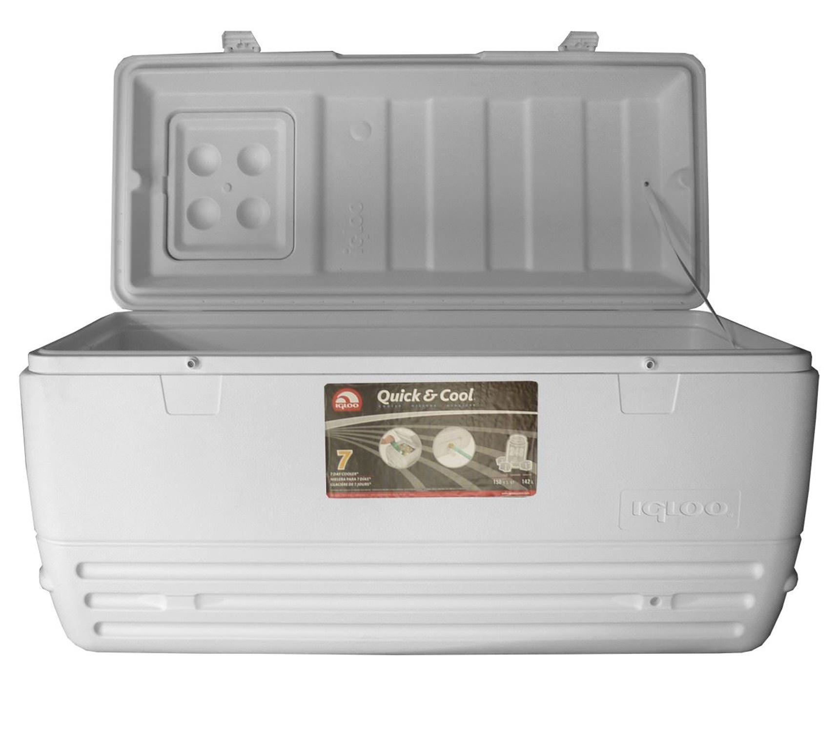 Thùng đá IGLOO Quick & Cool 142L - Trắng-4046