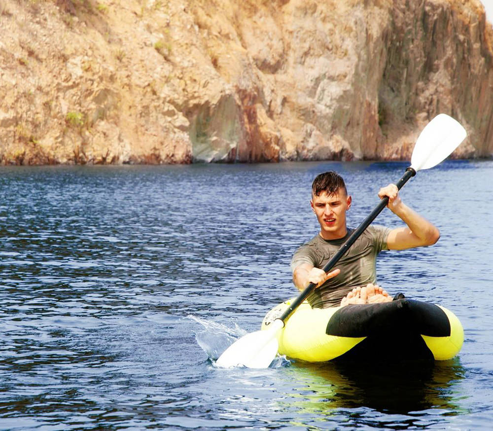 Thuyền kayak bơm hơi 1 người Aqua Marina K1 BT-88862 - 4070