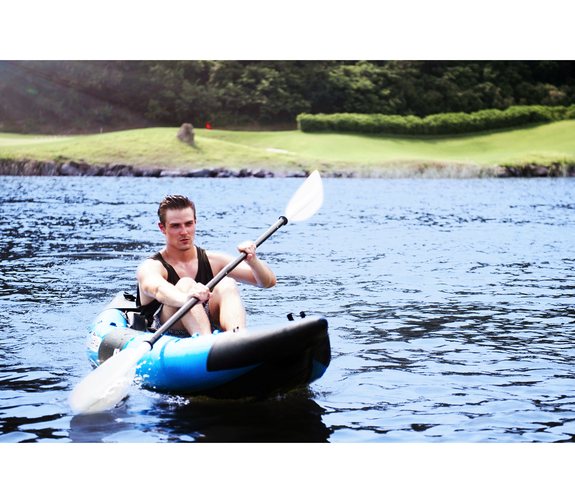 Thuyền kayak bơm hơi 1 người Aqua Marina K2 BT-88868 - 4072