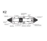 Thuyền kayak bơm hơi 1 người Aqua Marina K2 BT-88868 - 4072