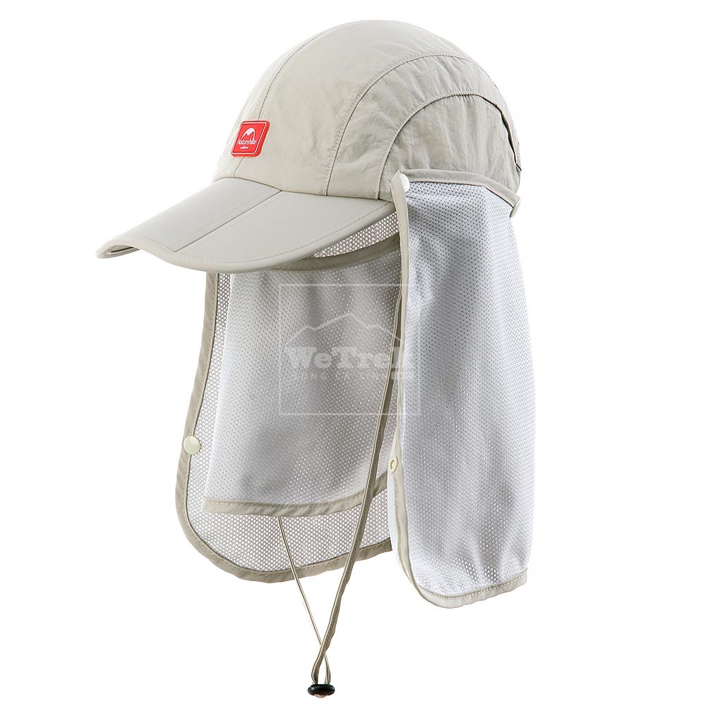 Mũ lưỡi trai trùm gáy tháo rời  Naturehike Camping Unisex Hat NH12M002-Z - 9696
