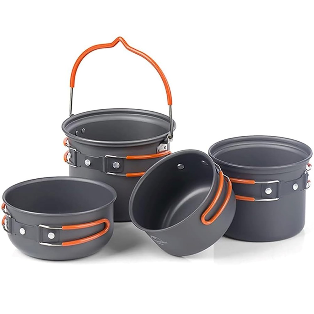 Bộ nồi dã ngoại Naturehike Outdoor Camping Cookware NH18T018-G - 9673