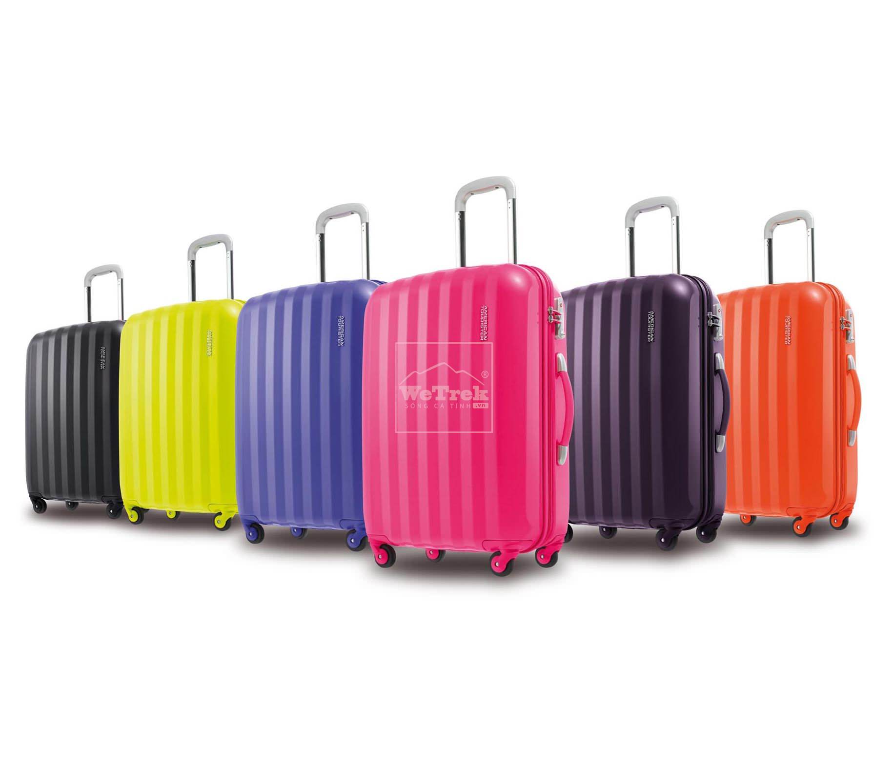 Vali kéo AMERICAN TOURISTER vỏ cứng Prismo 65 - Xanh lơ