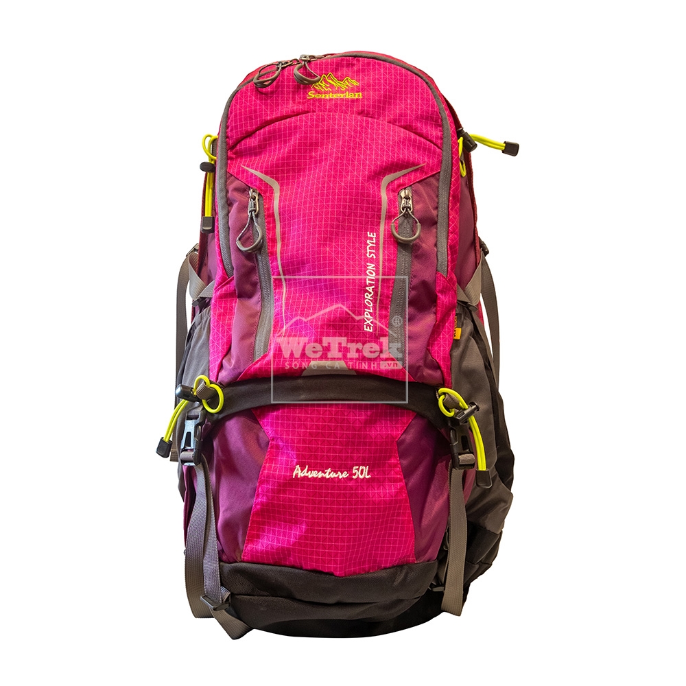 Balo leo núi 50L Senterlan Adventure S2459-1 - 9223 Hồng