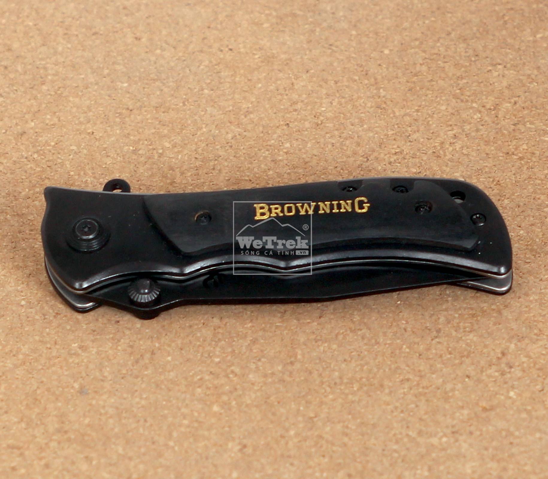 Dao xếp du lịch Browning cán gỗ - 4805 Đen