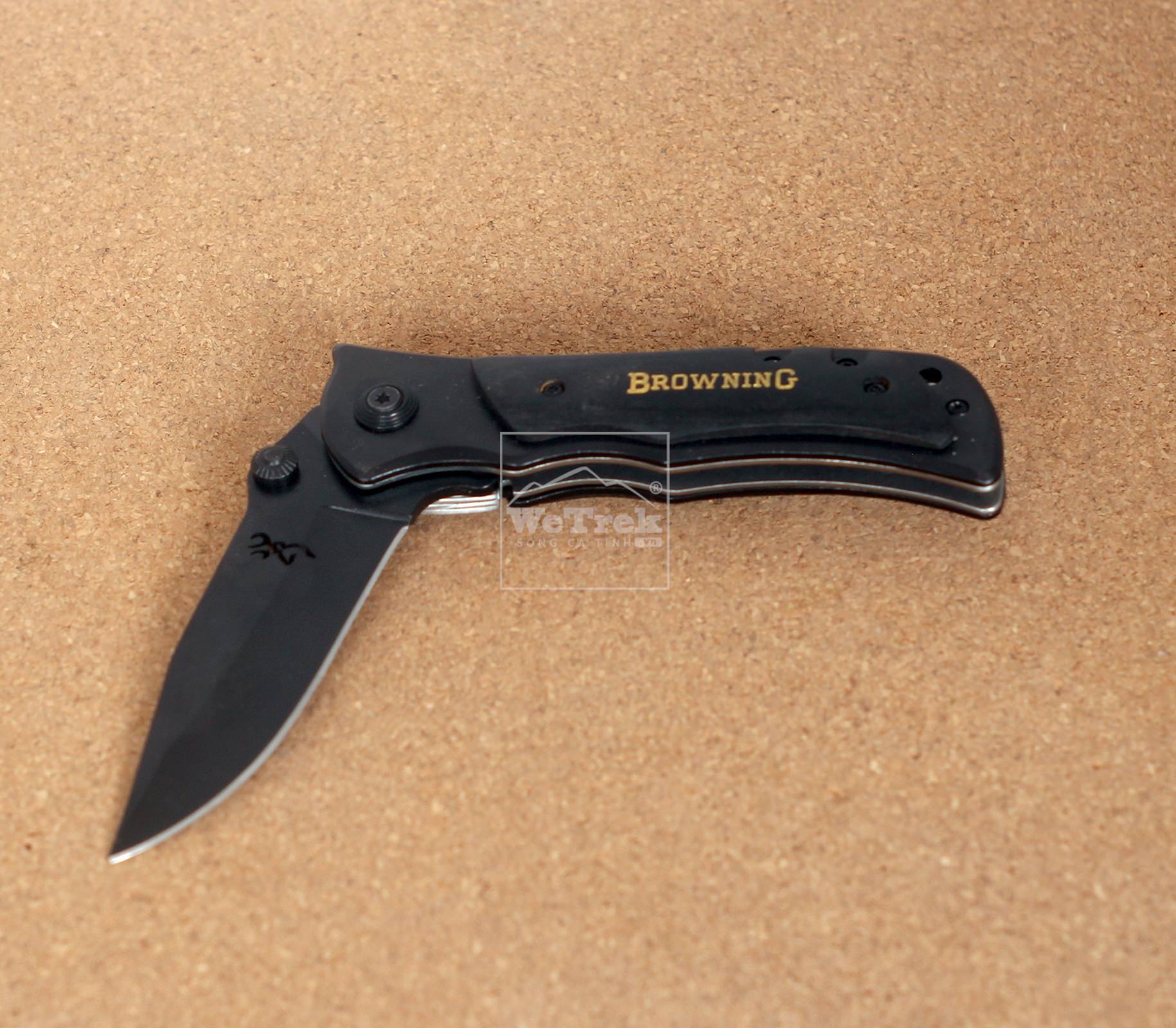 Dao xếp du lịch Browning cán gỗ - 4805 Đen