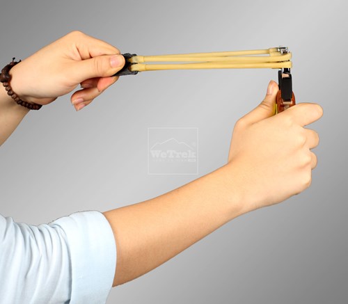 Súng cao su báng gỗ Play Wood - 4904