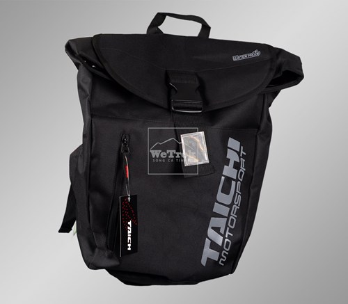Balo đeo lưng chống nước TAICHI MotorSport Super Black - 4915