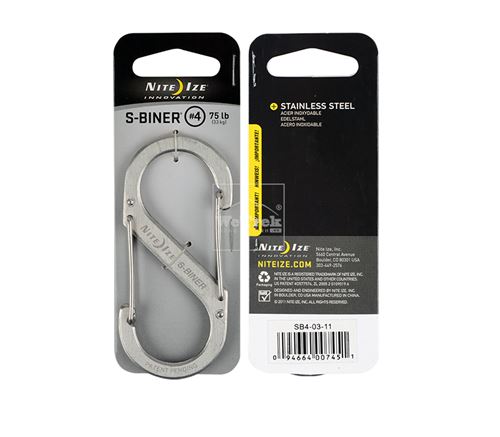 Móc khóa NITE IZE S-Biner S4 SB4-03-11 - Bạc 5179