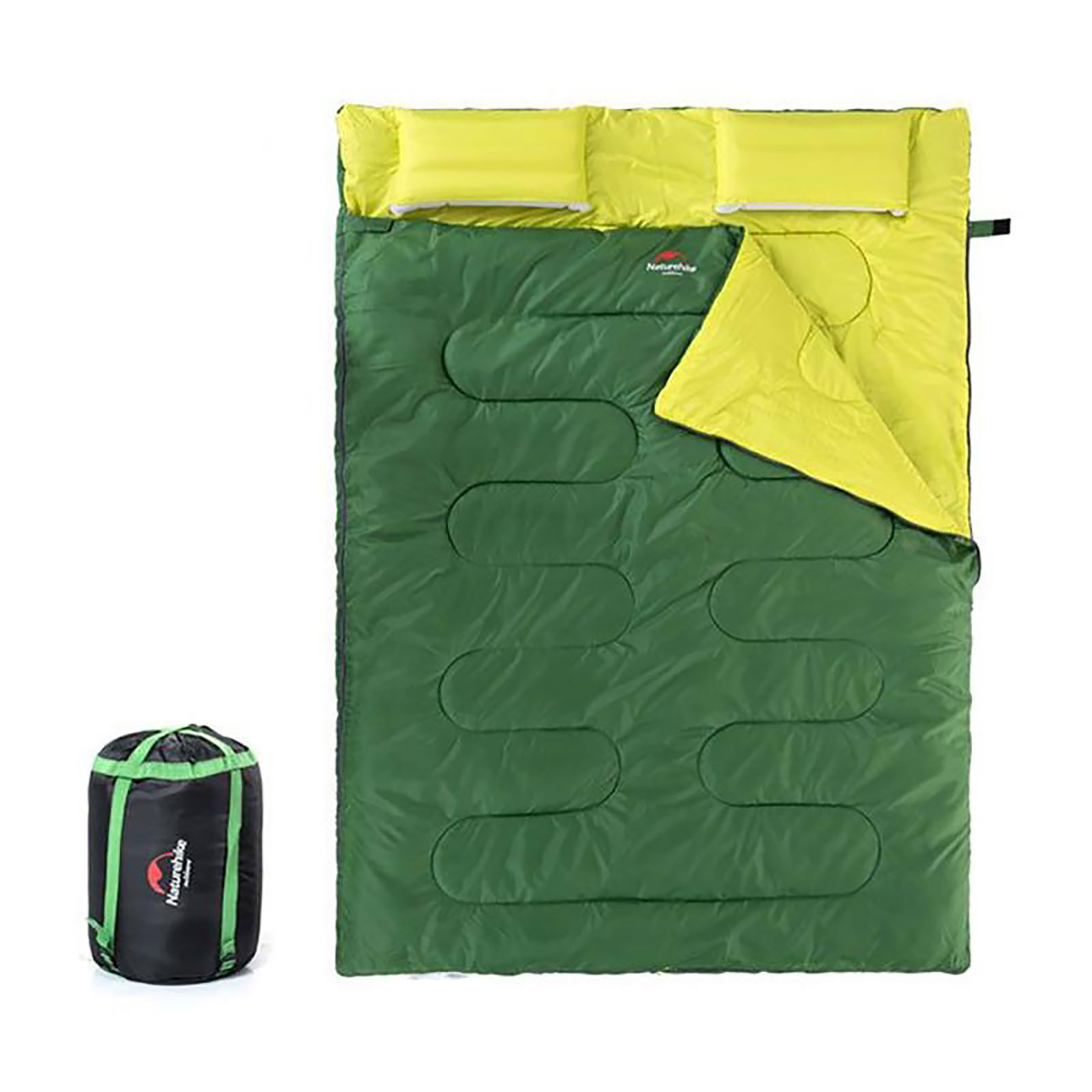 Túi ngủ đôi Naturehike Double Sleeping Bag SD15M030-J - xanh lá