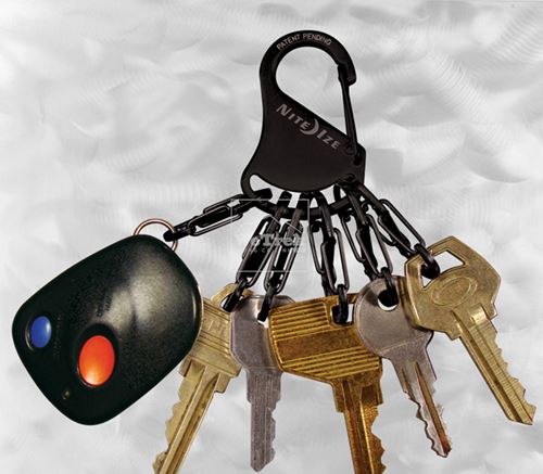 Móc chìa khoá NITE IZE S-Biner KeyRack Steel KRS-03-01 - Đen 5156