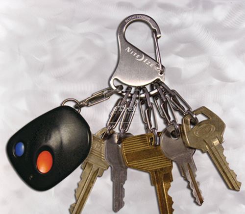Móc chìa khóa NITE IZE S-Biner KeyRack Steel KRS-03-11 - Bạc 5157