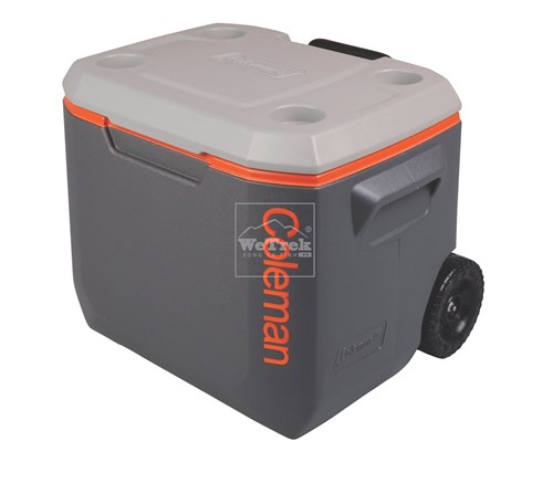Thùng đá giữ nhiệt tay kéo 47.3L COLEMAN Xtreme 5 Wheeled 3000002005 Xám cam - 4522