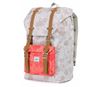 Balo du lịch HERSCHEL Little America Mid Volume Grey Orchard/Red Orchard
