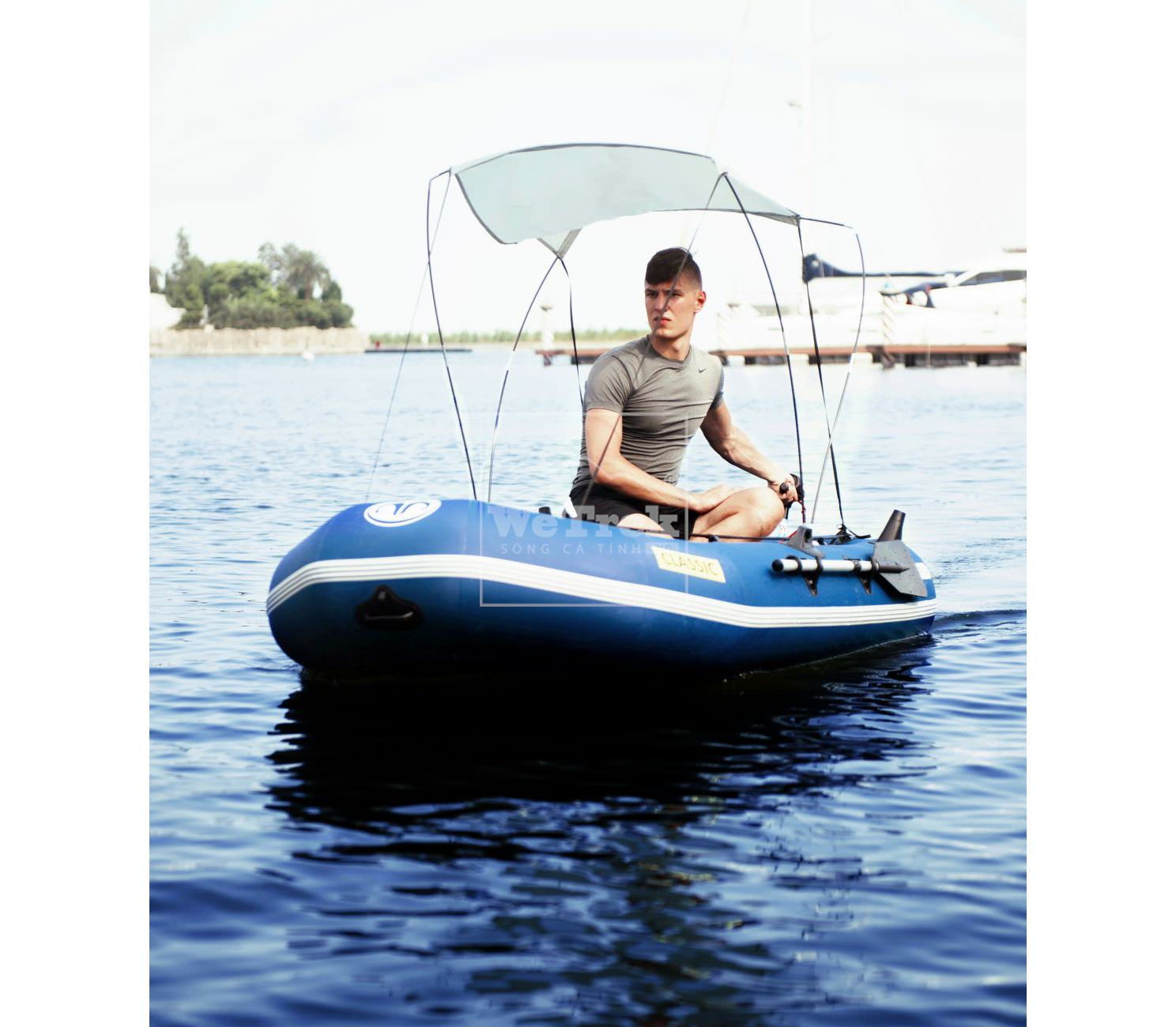 Thuyền bơm hơi cao cấp 3 người kèm động cơ Aqua Marina Classic Advanced BT-88892 - 5534