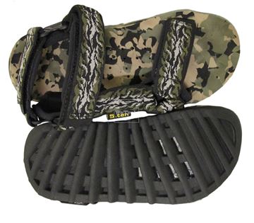 Dép sandal 5.TEN FT-15-N Camo Green - 5603