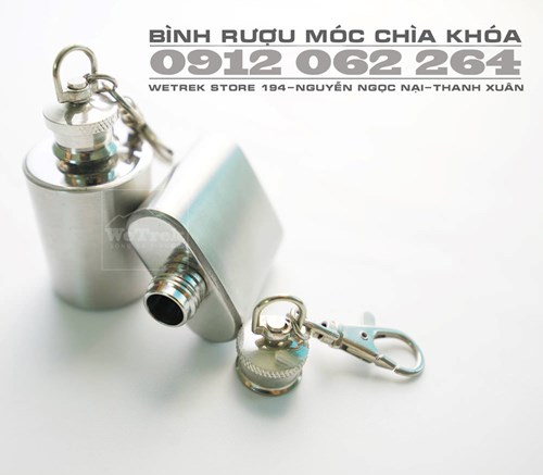 Bình rượu móc khóa