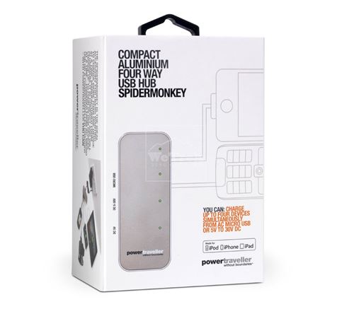 Bộ chuyển đổi 4 cổng USB Powertraveller SpiderMonkey SPIM001 - 5522