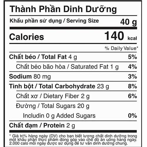 Thanh năng lượng vị dứa Lecka Tropical Fruits