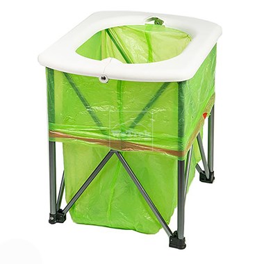 Ghế đi vệ sinh kiêm thùng rác gấp gọn BRS-94