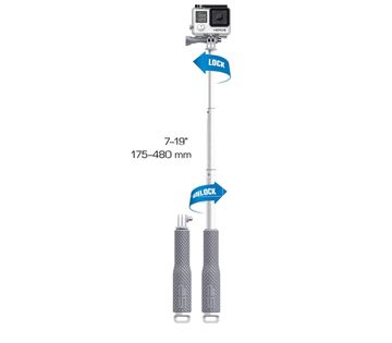 Gậy tự sướng máy quay GoPro SP POV Pole 19 / 48cm Silver - 6343