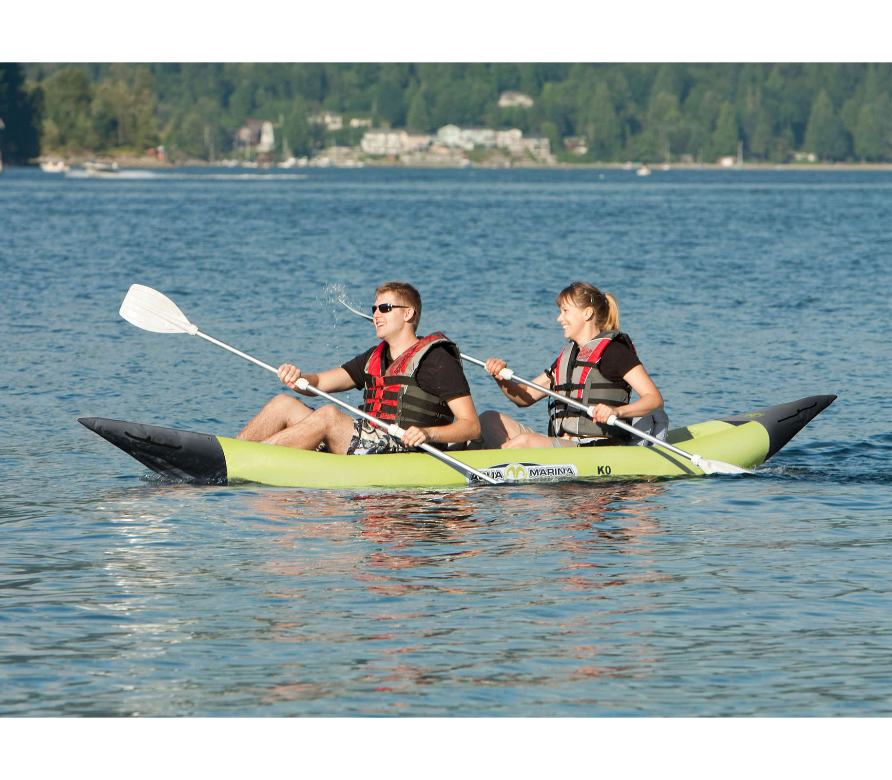 Thuyền kayak bơm hơi 2 người Aqua Marina K0 2016 BT-88859 - 6356