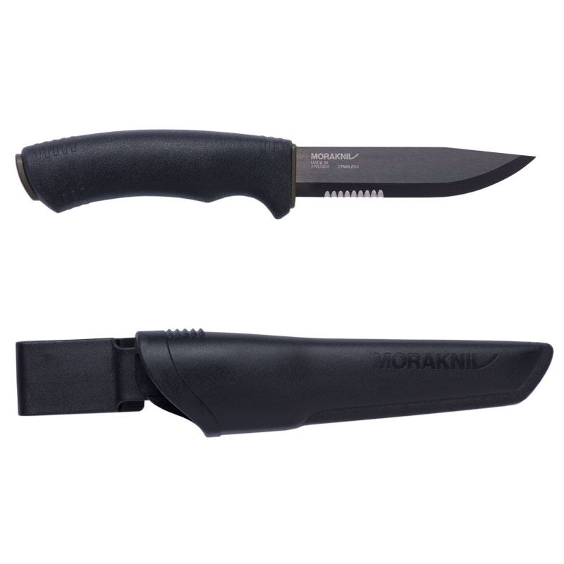 Dao dã ngoại Morakniv Bushcraft Black SRT Stainless Steel