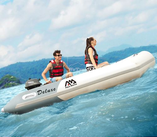 Thuyền bơm hơi 2 người sàn gỗ ép Aqua Marina Deluxe BT-88810 - 5609