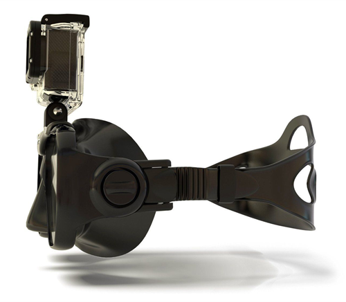 Kính lặn gắn máy quay GoPro OCTOMASK Standard Black - 6823