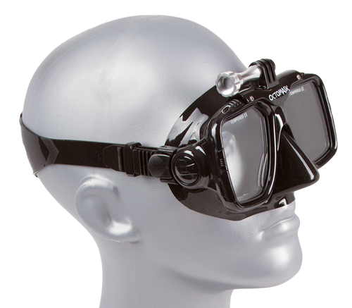 Kính lặn gắn máy quay GoPro OCTOMASK Standard Black - 6823
