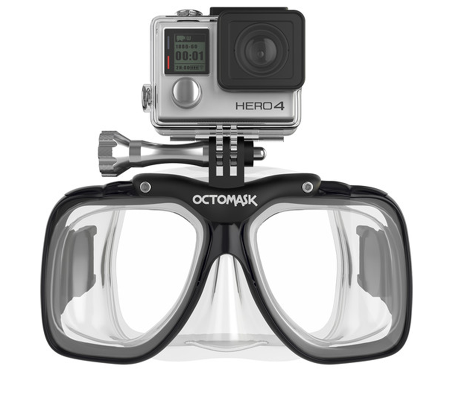 Kính lặn gắn máy quay GoPro OCTOMASK Standard Clear - 6824