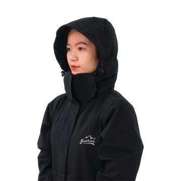 Áo khoác gió 2 lớp Gothiar 2L jacket - Đen 8977