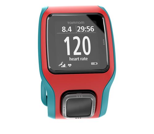 Đồng hồ chạy bộ GPS TOMTOM Runner Cardio Red Turquoise - 6838