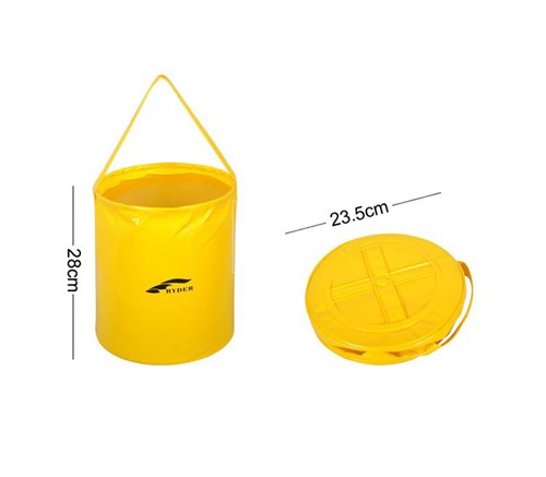 Xô gấp siêu nhẹ 10L Ryder 500D PVC Folding Bucket C4001 - 6679