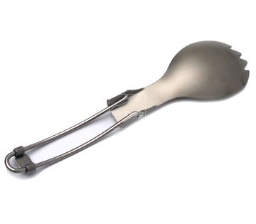 Thìa dĩa gấp Ryder 301 Titanium Folding Spork M1018 - 6780