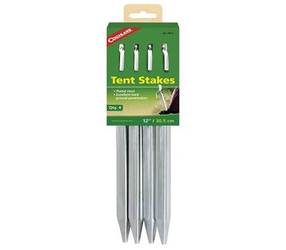 Cọc lều thép Coghlans 12 Steel Tent Stakes