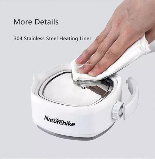 Ấm điện dã ngoại gấp gọn 800ml Naturehike Camping Kettle NH19S001-H - 9705