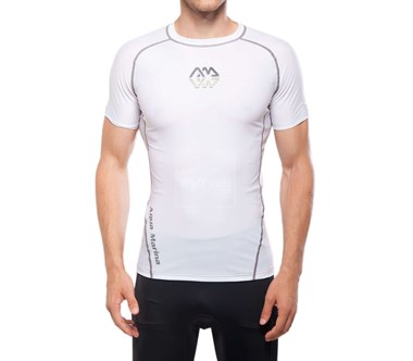 Áo bơi chống nắng nam Scene Men's Rashguard SS C-M17SS-WH