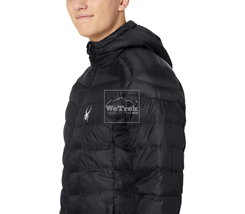 Áo khoác lông vũ 3 lớp SPD with caps - Đen 8344